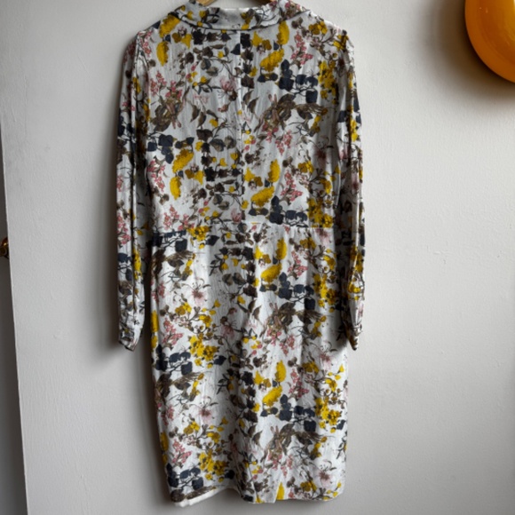 ESCADA 100% Silk Floral Button Up Dress - Size 38 - Picture 6 of 7